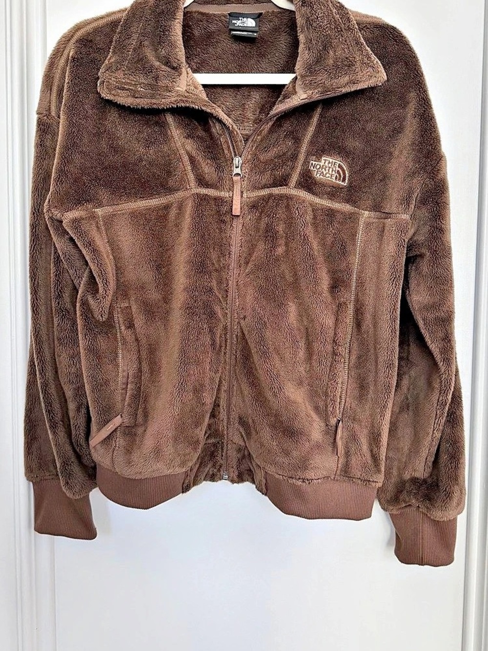 The North Face Women's Furry Fleece Jacket Brown Medium